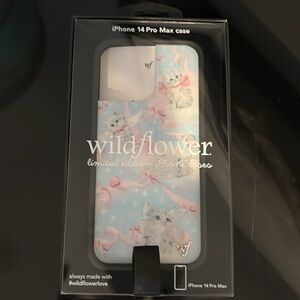 New Wildflower Blue Cell Phone Case for iPhone 14 Pro Max - Kitten Around